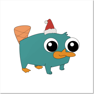 Christmas Baby Perry the Platypus Posters and Art